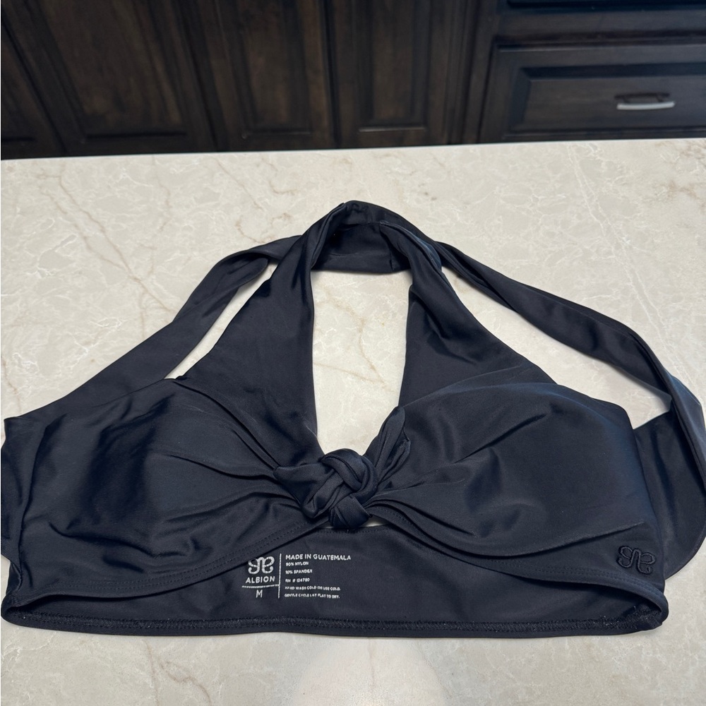 Albion Black Bikini Top